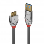 USB 3.0 kaabel A - Micro B 2.0m, CROMO
