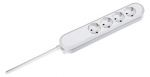 Maandusega pikendusjuhe 4 pesa / 1.5m, 290x56x41mm, valge