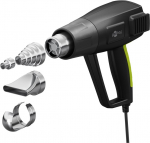 Kuuma&otilde;hupuhur Premium, 1500W, LCD, reguleeritav temperatuur, 4 lisaotsikut, must