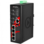Switch: 4 x 10/100BaseT(X) PoE+, 2 x 100BaseFX single-mode ST, -40 kuni 75&deg;C, manageeritav, DIN, 12-36VDC