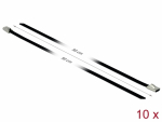 Kaablisidemed 500x4,6mm, terasest, mustad (10tk)