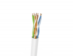 Keerdpaarkaabel Cat5e UTP 4x2x0,5 &uuml;hekiuline 23AWG PVC Eca valge 305m/kast