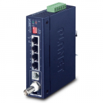 T&ouml;&ouml;stuslik konverter: BNC/RJ11 to 4 x 10/100/1000, VDSL2 30a, -40 kuni 75&deg;C