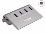 USB 3.2 hub, 4 porti, hall, kuni 10Gbps