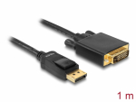 Displayport - DVI-D Dual Link kaabel 1.0m, must