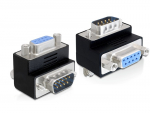 &Uuml;leminek Sub-D 9 pin (M) - Sub-D 9 pin (F), 270&deg; nurgaga