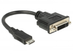 &Uuml;leminek Mini HDMI (M) - DVI (F) 1080p 0.2m