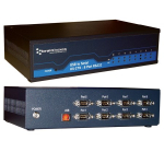 RS-232 USB server, 8 porti, 0 kuni +60 &deg;C, 5 VDC - 30 VDC