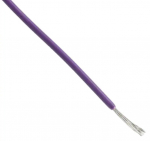 Montaažijuhe 0,15mm&sup2;, violetne AWG26 PTFE 600V h&otilde;betatud vask -60&deg;C&hellip;200&deg;C UL1213 305m