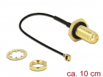 &Uuml;leminek antennile SMA - MHF I, 1.13, 10cm, 10mm keermega