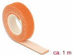 Takjapael rullis 13mm x 1.0m HOOK and LOOP, oranž