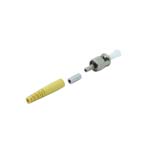 FO pistik singlemode ST simplex 2mm kollane