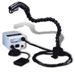 Ionizing Gun TOP-GUN, 230V + Flexible support and Side-kick (foot-pedal)
