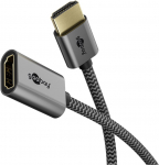 HDMI flex adapter 8K@60Hz, 0,1 m, tekstiil