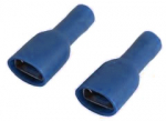Faston pesa 6,35x0,81mm 1,5...2,5mm2 juhtmele, sinine isoleeritud, 100tk