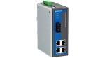 Switch: 4 x 10/100BaseT(X), 1 x 100BaseFX single-mode SC, -40 kuni 75&deg;C, mittemanageeritav DIN