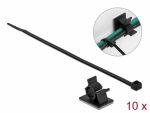 Kaablisidemed klambriga 300 x 4.8mm, mustad (10tk)