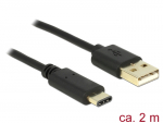 USB-C kaabel C - A 2.0m, must