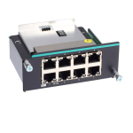 Moodul Ethernet 8 PoE+ 100BaseT(X) PoE/PoE+