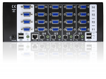 KVM switch: 4 porti, 3 x VGA, USB, audio