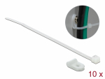 Kaablisidemed klambriga 100 x 2.5mm, valged (10tk)