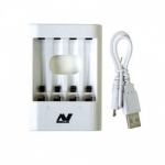 Minelab VANQUISH laadija 4xAA, USB kaabel