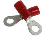 Kaabliking r&otilde;ngas M3 0,25...1,5mm&sup2; juhtmele, punane, &oslash;6mm, 100tk
