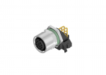 M12x1 pesa, 12-pos, angled, A-kodeeritud