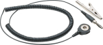 6&acute; COIL CORD 10mm / banana + corcodile clip