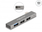 USB-C hub: 1x USB 3.2-A, 2x USB 2.0-A, hall
