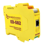 Ethernet I/O seade - 4 Channel RTD Input, -40&deg;C kuni +80&deg;C, 5 VDC - 30 VDC