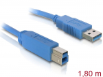 USB 3.0 kaabel A - B 2.0m, sinine