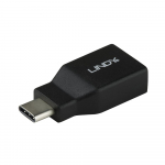 &Uuml;leminek USB-C (M) - USB 3.0 A (F), must (Gen2-10Gbs)