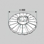 CAROUSEL - Complete Bins Plate dia.450 orange