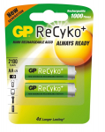 Aku AA 1,2V 2000mAh NiMH GP ReCyko +Pro Blister 2tk. pakis