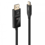 USB-C - DisplayPort kaabel 3.0m, 4K@60Hz, High Dynamic Range (HDR)