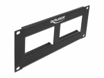 Paneel Easy 45 2 x 90.5mm x 45.2mm 2U 10 tolli must t&uuml;hi
