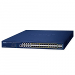 Switch: 24 x 100/1000Mbps SFP, 8 x TP/SFP, 4 x SFP+, 1 x RJ-45 console, Layer 2/4
