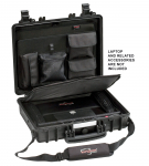 Kohver 474x415x149mm, veekindel, must, s&uuml;learvutikotiga, IP67, 3.9kg
