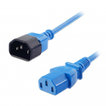 220V toitekaabli pikendus 1.0m C14 - C13, sinine