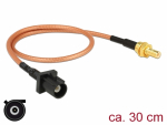FAKRA A pistik - SMA 90&deg; pesa RG-316 0.30m