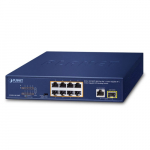 Switch: 8 x 10/100Mbps PoE+, 1 x 10/100/1000Mbps, 1x SFP, 120W PoE budget