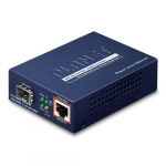 FO konverter: PoE+ 10/100/1000Base-T - 100/1000 SFP Media Converter