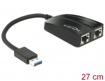 USB 3.0 adapter - 2 x Gigabit RJ45
