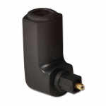 Adapter Toslink (F) - (M), nurgaga paremale, 360kraadi adapter