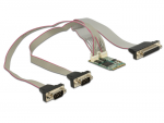 Laienduskaart: Mini PCIe I/O x1, 2 x Serial RS-232, 1 x Parallel