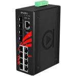 Switch: 8 x 10/100/1000BaseT(X), 4 x SFP, -10 kuni 70&deg;C, manageeritav, DIN, ATEX