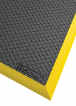 Diamond Flex ESD matt, must/kollane, 18.4mm paksune, 102x163cm