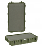 Relvakast 1178x718x427mm, veekindel, roheline, vahuga, ratastega, 26.3kg