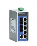 Switch: 6 x 10/100BaseT(X), 2 x 100BaseFX multi-mode ST, -10 kuni 60&deg;C, mittemanageeritav, metallist DIN